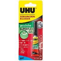 UHU Sekundenkleber SUPERFLEX GEL, 3 g in Tube