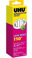UHU Klebepatrone Low Melt, 125 g, transparent