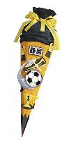 ROTH Schult�ten-Bastelset "Soccer gelb/schwarz", 6-eckig...