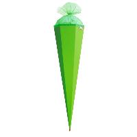ROTH Bastelschult�te mit Verschluss gr�n 6-eckig 85cm