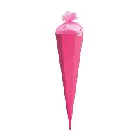 ROTH Bastelschult�te mit Verschluss 85cm pink 6eckig
