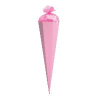 ROTH Bastelschult�te mit Verschluss 85cm rosa 6eckig