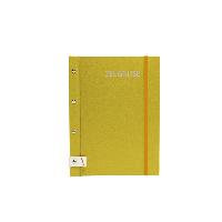 ROTH Zeugnismappe Metallium mit Buchschrauben, gold