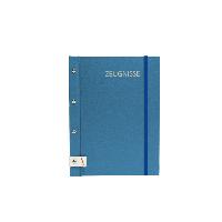 ROTH Zeugnismappe Metallium mit Buchschrauben, blau