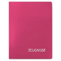 ROTH Zeugnismappe Basic, aus PP, DIN A4, magenta