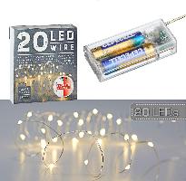LED Lichterkette Mikro 20er Timer