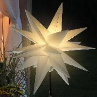 LED Gartenstecker "Fortuna" 3D Stern faltbar