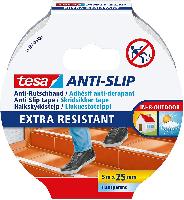 tesa Anti-Rutschband, 25 mm x 5,0 m, transparent