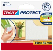 tesa Protect Filzgleiter, wei�, Ma�e: 100 x 80 mm