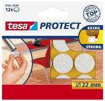 tesa Protect Filzgleiter, wei�, Durchmesser: 22 mm