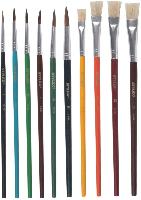 Stylex Pinselset 10er Schulpinsel