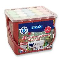 Stra�enmalkreide Stylex 20ST eckig Eimer