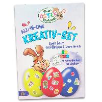 itenga Kreativ-Set Ostern - Eierfarben mit Sticker