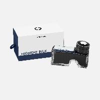 MONT BLANC Tintenglas 60ml blau schwarz MIDNIGHT BLUE 12...