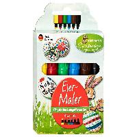 Heitmann Ostereierfarbe Eier-Maler 6ST Stifte sort. 1007788