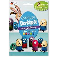HEITMANN Eierfarben 5 St�ck Freche Eierk�pfe