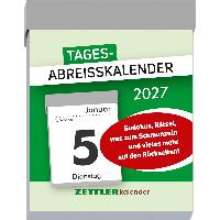 ZETTLER Tagesabrei�kalender M 2027 5,5x7,1 cm mit Sudokus