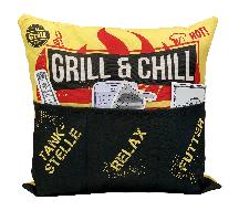 Outdoor Kissen Sofahelden Grill & Chill mit Taschen und ...