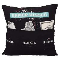 Kissen aus Stoff Sofahelden Gamer Kissen mit Taschen und...