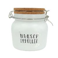 HERGO Sparglas WUNSCHERF�LLER mit Korkdeckel Spardose Sp...