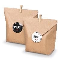SET DANKE (Motiv22) 24x Geschenkt�ten + Klammern+ Aufkleber