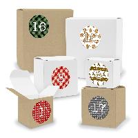 Adventskalender zum F�llen 24x Quader W�rfel gemischt WE...