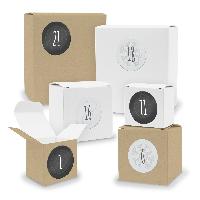 Adventskalender zum F�llen 24x Quader W�rfel gemischt WE...
