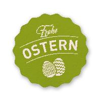 Itenga Sticker 10 x Frohe Ostern gr�n