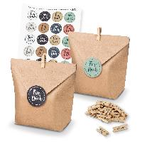 itenga SET Geschenkt�ten F�r Dich Vintage Papier Mix unl...