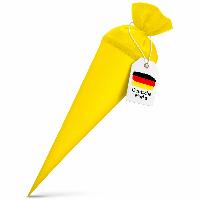itenga Bastelschult�te 70cm rund mit Filzverschluss GELB