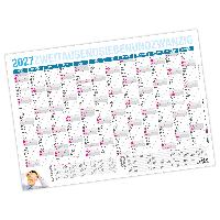 itenga Jahresplaner 2027 Tafelkalender Wandkalender DIN A4