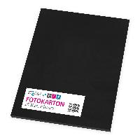 itenga Fotokarton - A4 300 g/qm schwarz 25 Blatt