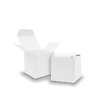10x itenga W�rfelbox aus Karton 5x5cm wei� Gastgeschenk