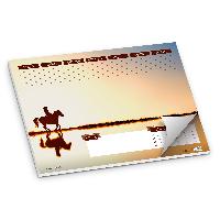 itenga Schreibtischunterlage Pferd am See DIN A3 50 Blatt