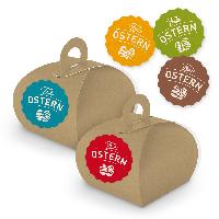 itenga SET Frohe Ostern 10x Geschenkschachtel mit Griff ...