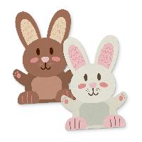 Itenga Sticker 10 x Hasenbande Osterhasen 10 x 14 cm