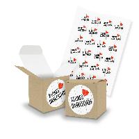 itenga SET kleines Dankesch�n (Motiv116) 24x W�rfel 5cm ...