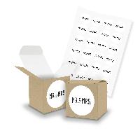 itenga SET Mr. & Mrs. Gastgeschenk Hochzeit (Motiv125) 2...