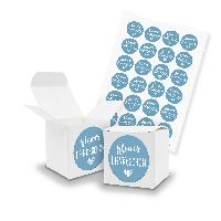 itenga SET kleines Dankesch�n (Motiv118) 24x W�rfel 5cm ...