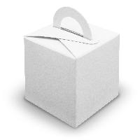 50x itenga W�rfelbox mit Griff wei�