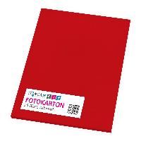 itenga Fotokarton - A4 300 g/qm rubinrot 25 Blatt