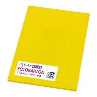 itenga Fotokarton - A4 300 g/qm sonnengelb 25 Blatt