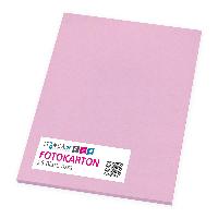 itenga Fotokarton - A4 300 g/qm rosa 25 Blatt
