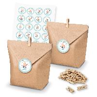 itenga SET 24x Geschenkt�ten + Klammern Danke / Kinderwa...