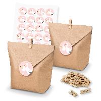 itenga SET 24x Geschenkt�ten + Klammern Storch mit Baby ...