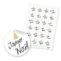 itenga 24x Sticker "Joyeux No�l" (Motiv 156)