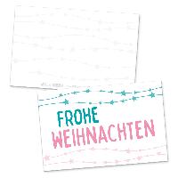 itenga 24x Geschenkkarten Muster Frohe Weihnachten (Visi...
