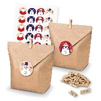 itenga SET Adventskalender 24x T�ten + Klammern + Zahlen...