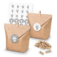 itenga SET Adventskalender 24x T�ten + Klammern + Zahlen...