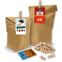 itenga SET Geschenkt�ten Weihnachtsbande 24 x T�ten + Kl...